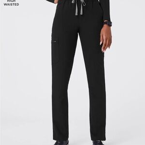 Figs Black Dowa High Waisted Pants